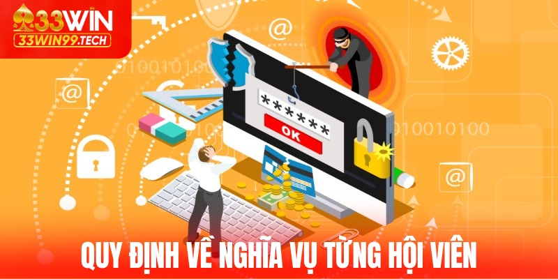 Quyền Riêng Tư 33WIN - Cam Kết An Toàn Cho Hội Viên 3 Quy định về nghĩa vụ từng hội viên