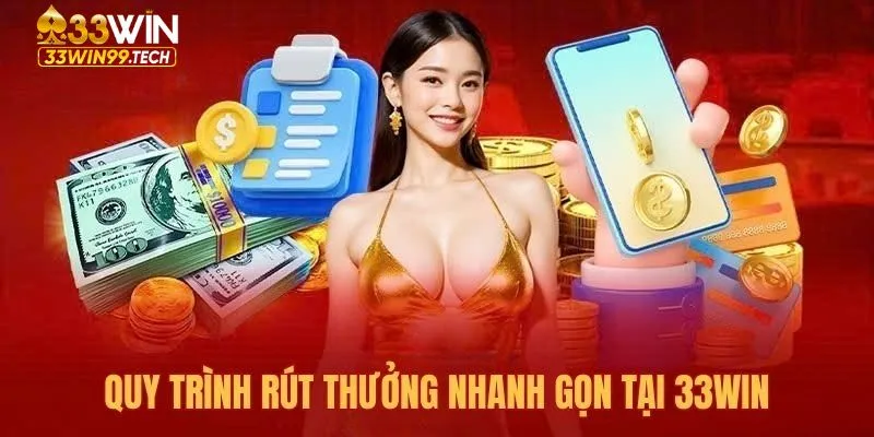 Rút Tiền 33Win 2 Dễ dàng rút tiền thưởng về tài khoản qua ví điện tử